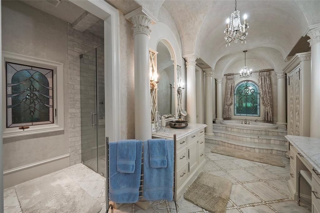 French manor in the woodlands texas enchanting vistas of verdant gardens luxurious architecture priced at 3. 295 million 30