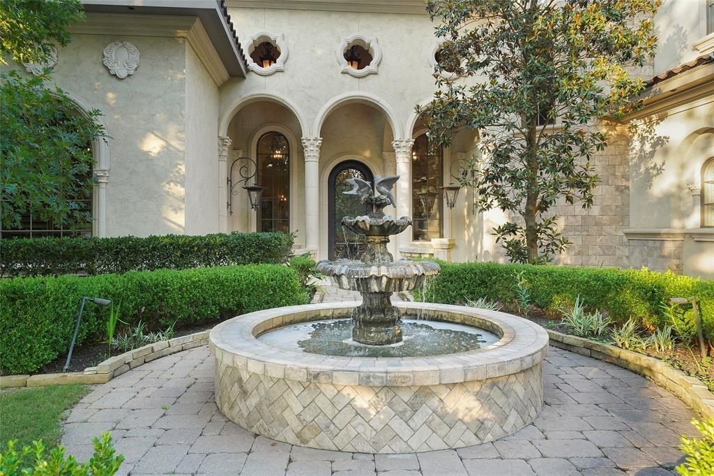 French manor in the woodlands texas enchanting vistas of verdant gardens luxurious architecture priced at 3. 295 million 6