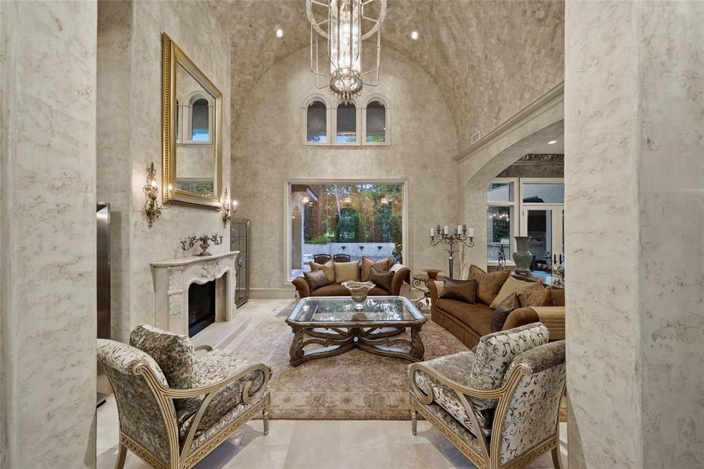 French manor in the woodlands texas enchanting vistas of verdant gardens luxurious architecture priced at 3. 295 million 7
