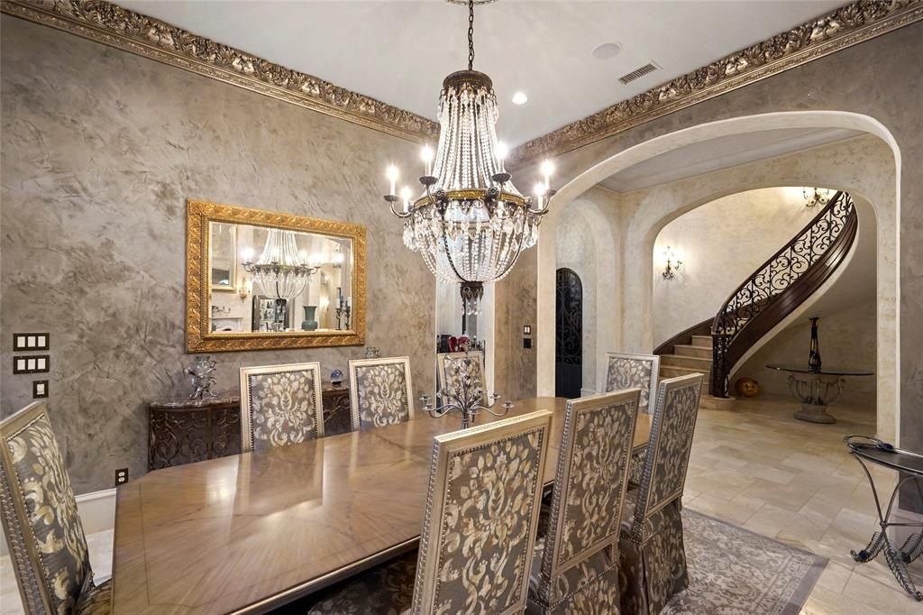 French manor in the woodlands texas enchanting vistas of verdant gardens luxurious architecture priced at 3. 295 million 9