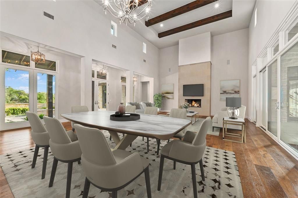 Harmonious blend of traditional and modern design austin home on the market for 3. 2 million 9
