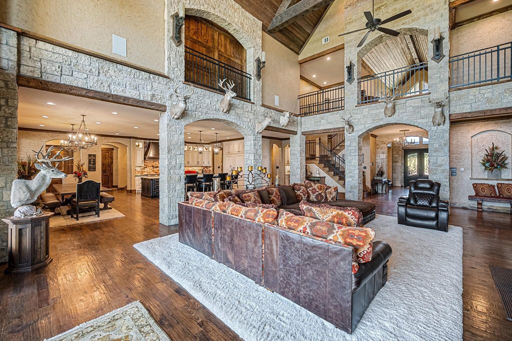 Lakeside serenity unique custom estate on 514 acres in ferris offered at 14 million 6