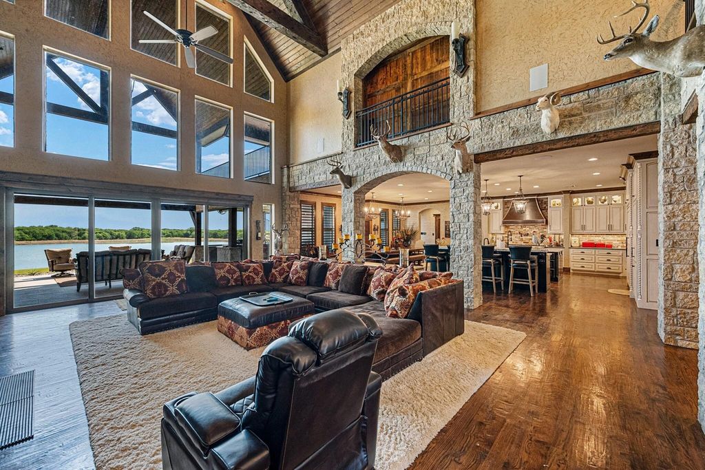 Lakeside serenity unique custom estate on 514 acres in ferris offered at 14 million 7