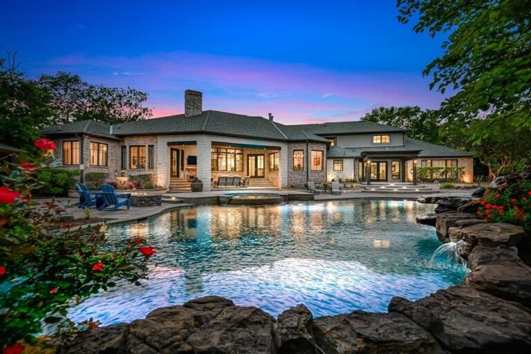 Luxurious Custom Estate Set on Expansive 3+ Acres in Katy, Texas Asking $2.85 Million