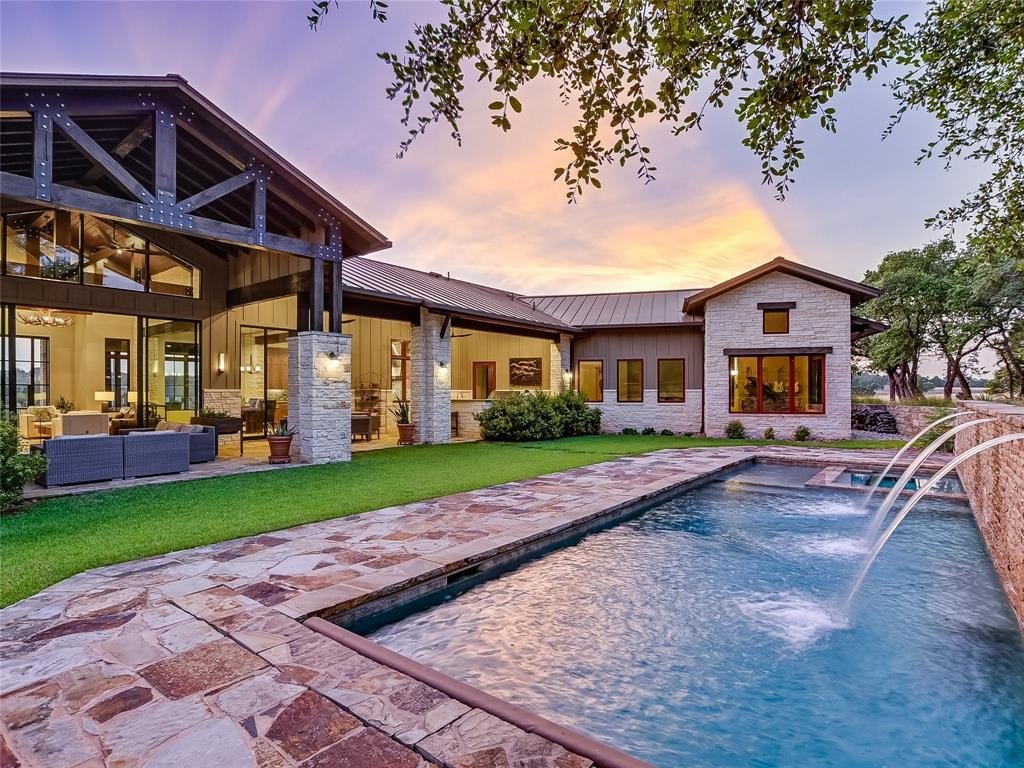 Luxurious estate surrounded by privacy in an exclusive equestrian community in austin texas priced at 4. 5 million 2