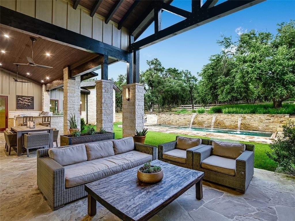 Luxurious estate surrounded by privacy in an exclusive equestrian community in austin texas priced at 4. 5 million 24