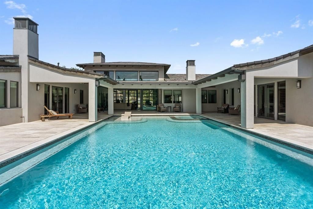 Luxurious resort-style villa in austin, texas, offered at $6. 499 million