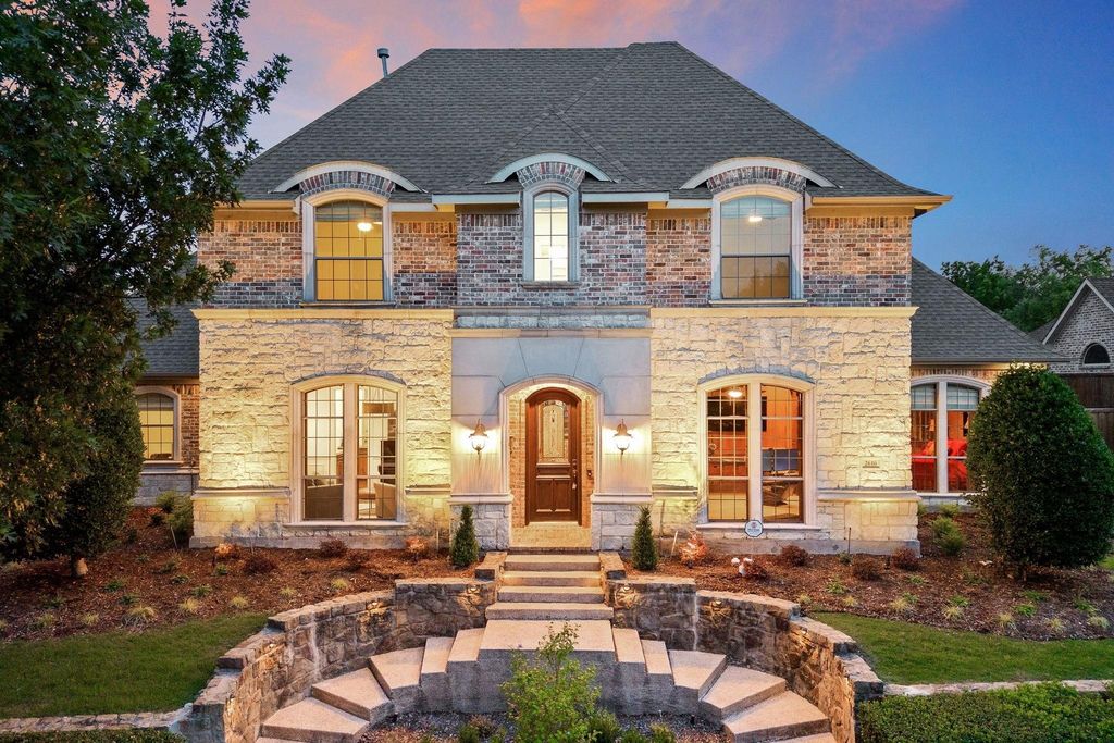 Magnificent resort style residence in castle hills estate lewisville listed at 1. 795 million 1