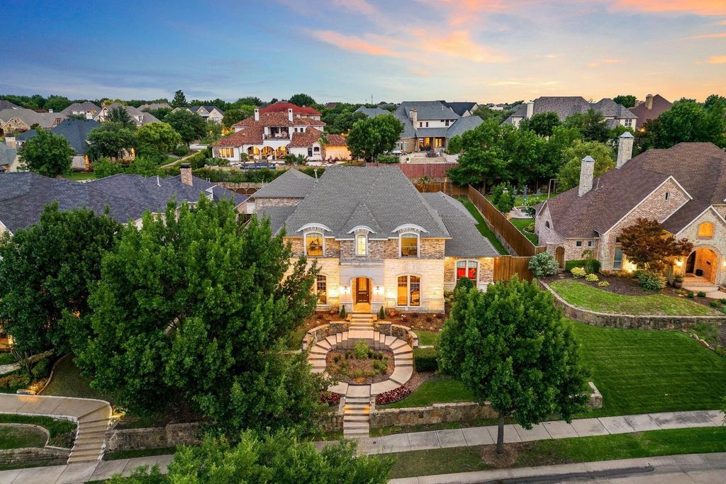 Magnificent resort style residence in castle hills estate lewisville listed at 1. 795 million 2