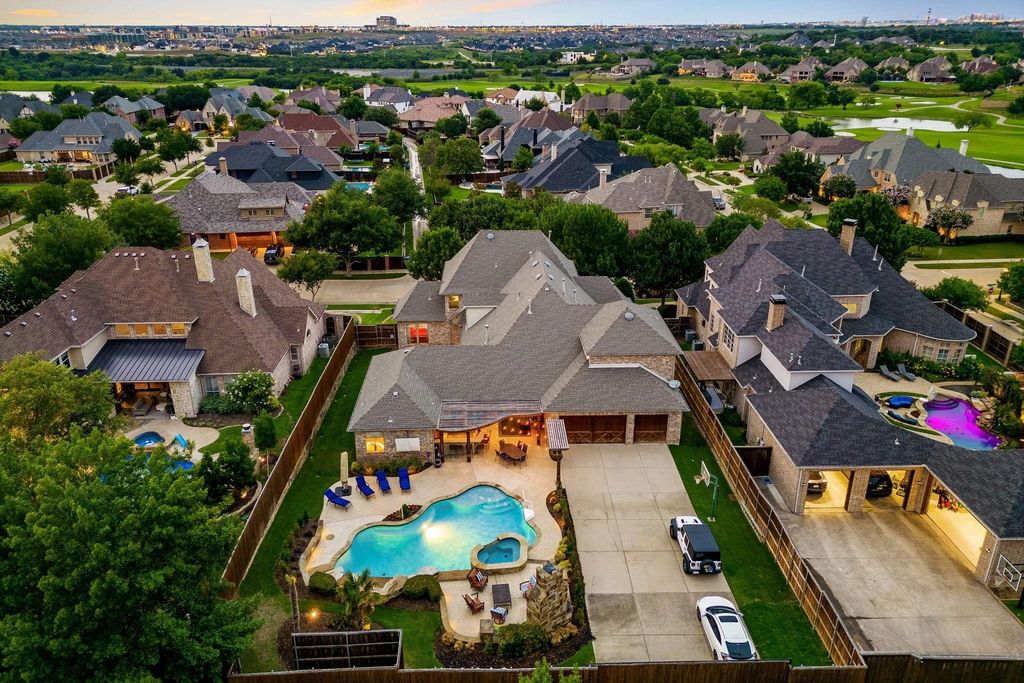 Magnificent resort style residence in castle hills estate lewisville listed at 1. 795 million 8