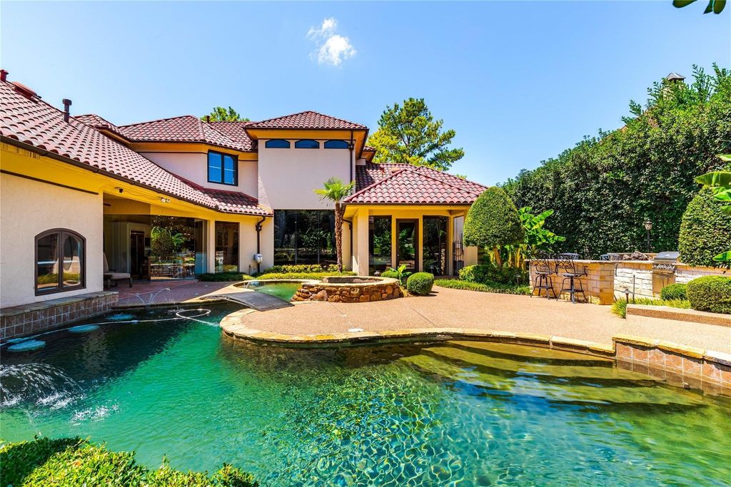 Mediterranean haven in prestigious montclair parc colleyville priced at 2. 5 million and showcasing enchanting views 10
