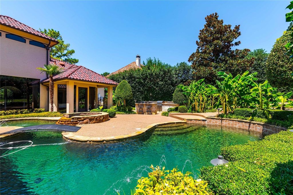 Mediterranean haven in prestigious montclair parc colleyville priced at 2. 5 million and showcasing enchanting views 11