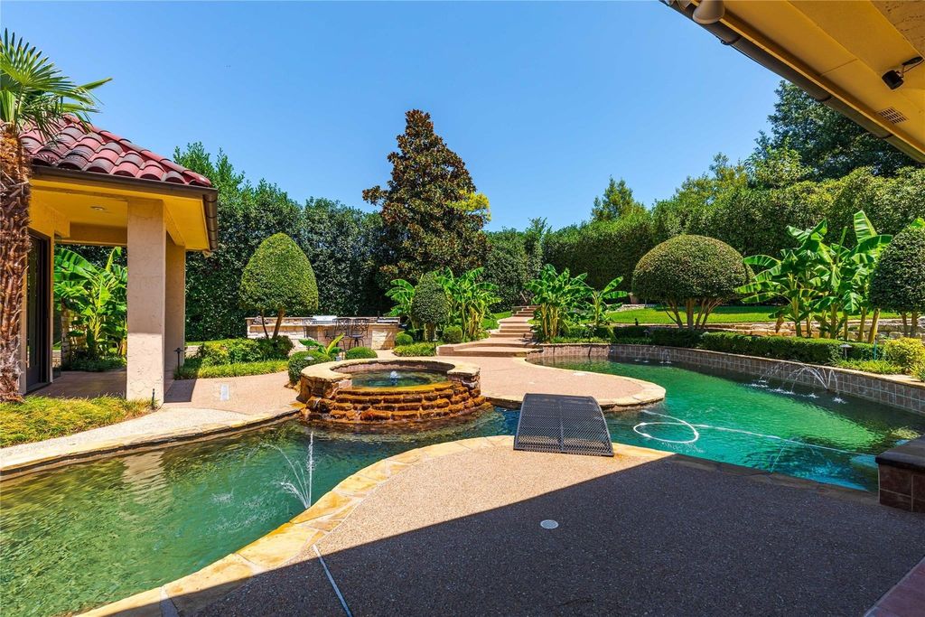 Mediterranean haven in prestigious montclair parc colleyville priced at 2. 5 million and showcasing enchanting views 3