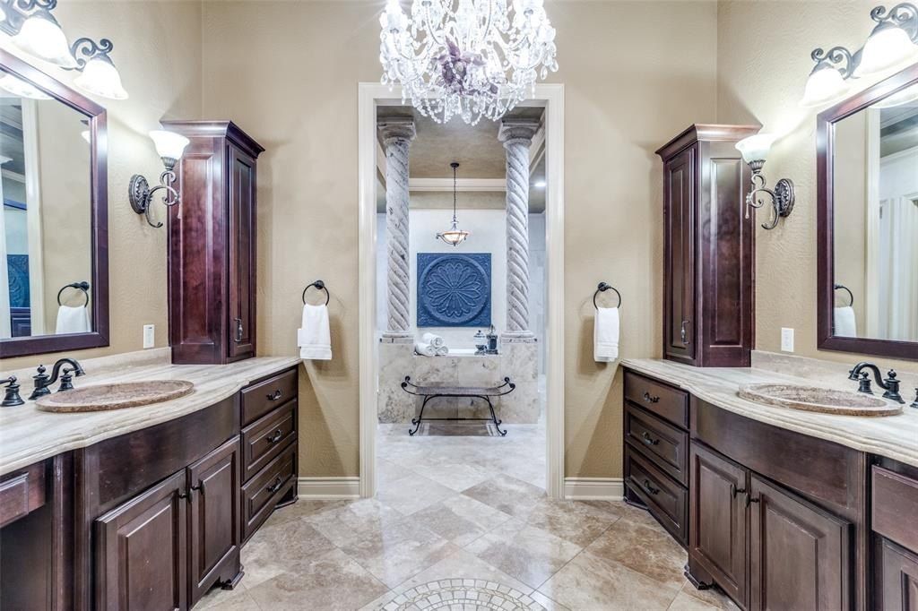 Mediterranean style custom home in richmond featuring a plethora of high end amenities listed at 2. 3 million 16