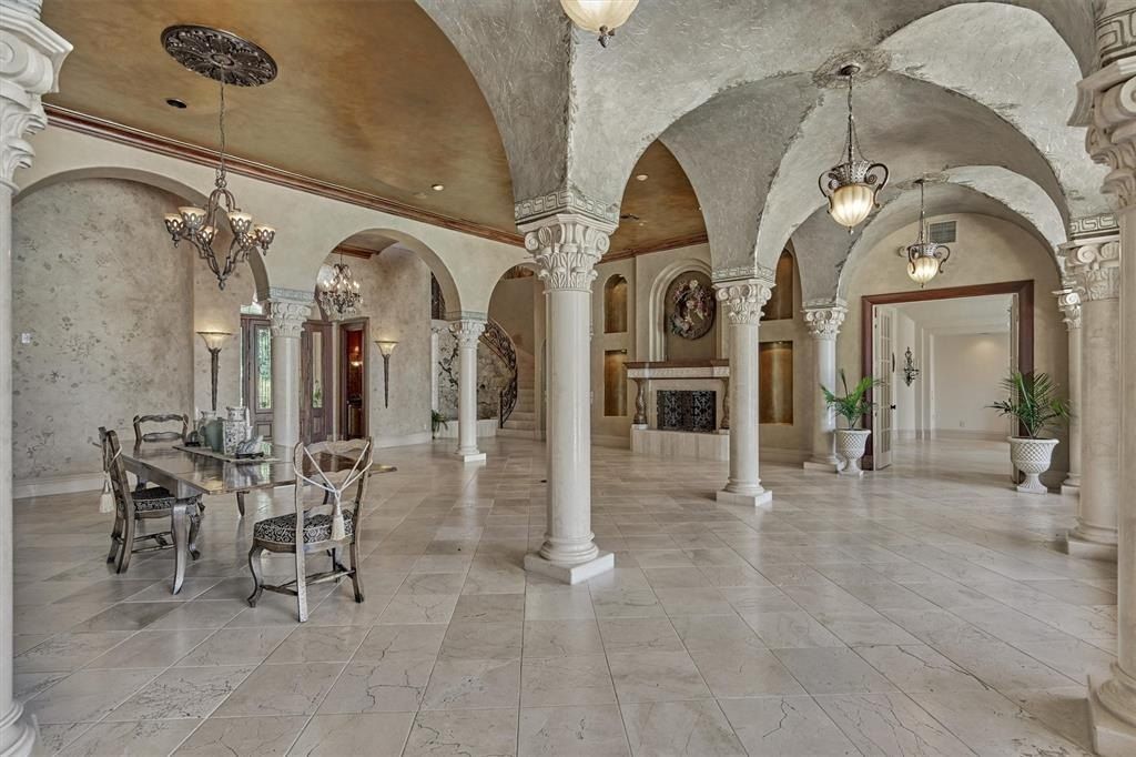 Mediterranean waterfront villa on lake conroe in montgomery asking 4. 495 million 16