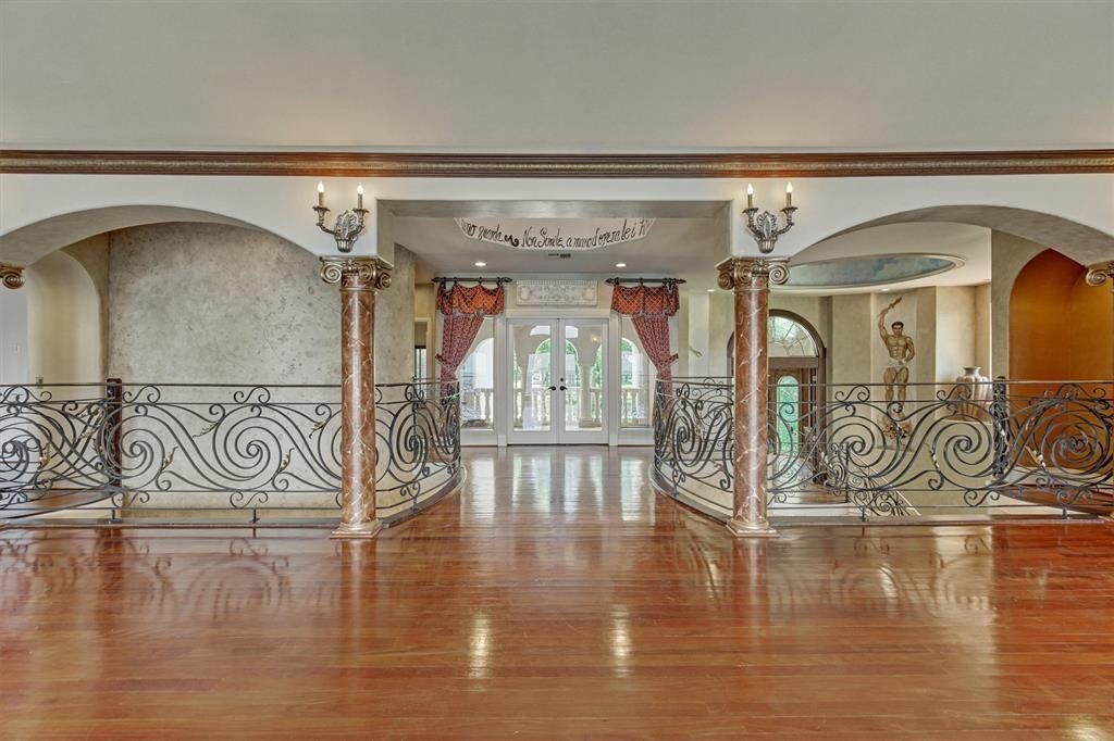 Mediterranean waterfront villa on lake conroe in montgomery asking 4. 495 million 40