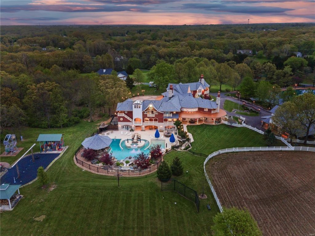 Multi generational luxury home in missouri designed for comfort and elegance priced at 13. 9 million 75