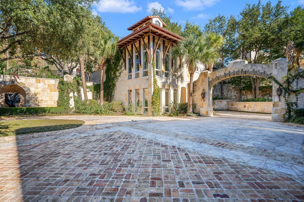 Opulent mediterranean masterpiece in san antonio world class grounds listed at 6795 million 40