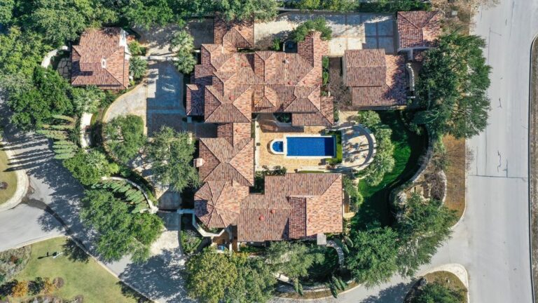 Opulent Mediterranean Masterpiece in San Antonio: World-Class Grounds Listed at $6,795 Million