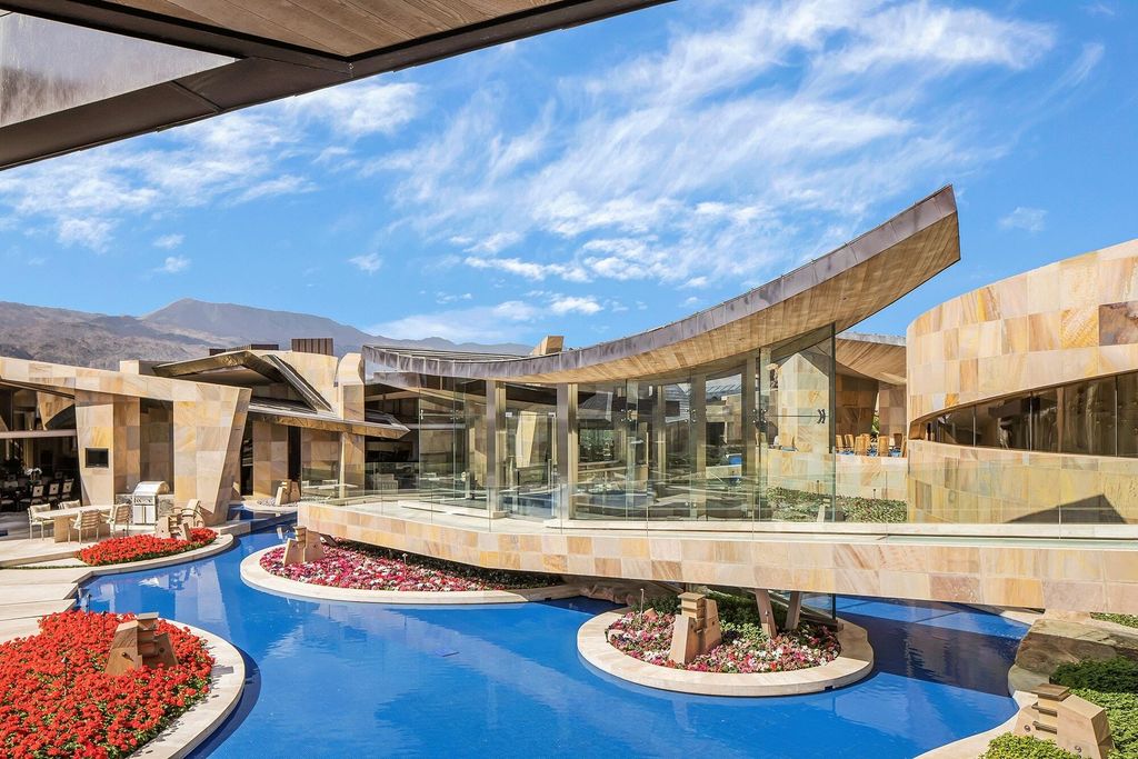 Palm desert california spectacular estates breathtaking views oscillating water pools 16