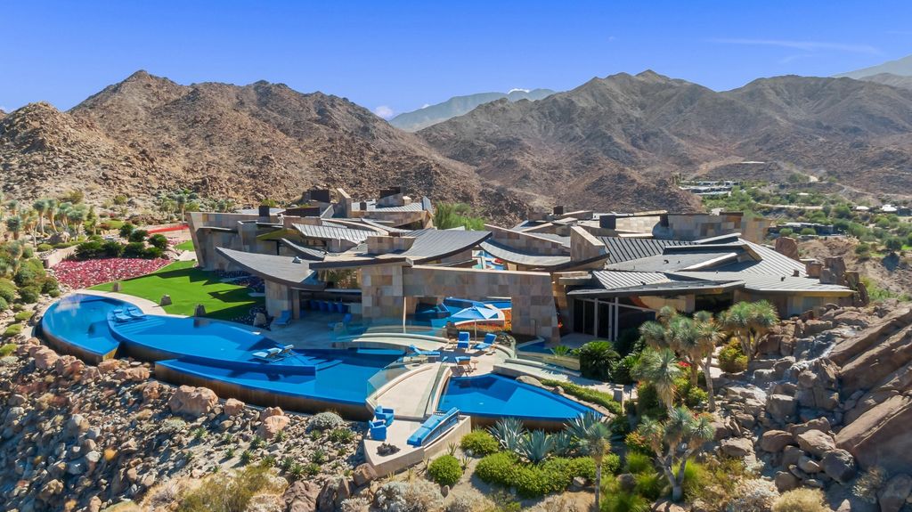 Palm desert california spectacular estates breathtaking views oscillating water pools 17