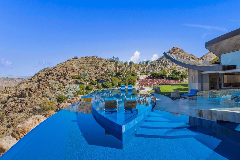Palm desert california spectacular estates breathtaking views oscillating water pools 19