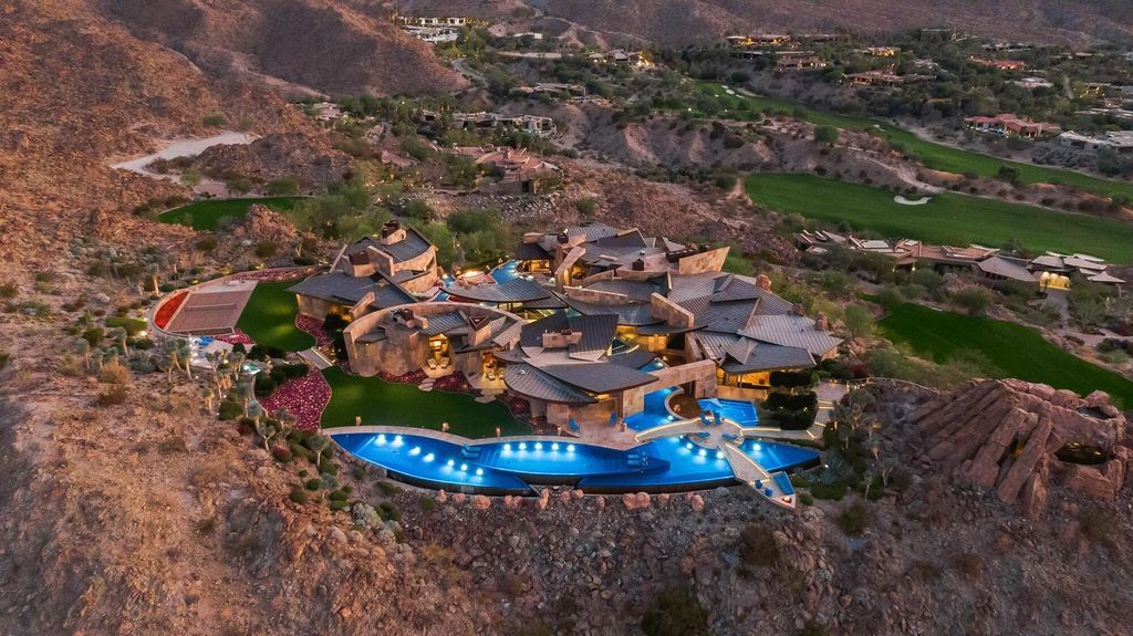 Palm desert california spectacular estates breathtaking views oscillating water pools 2