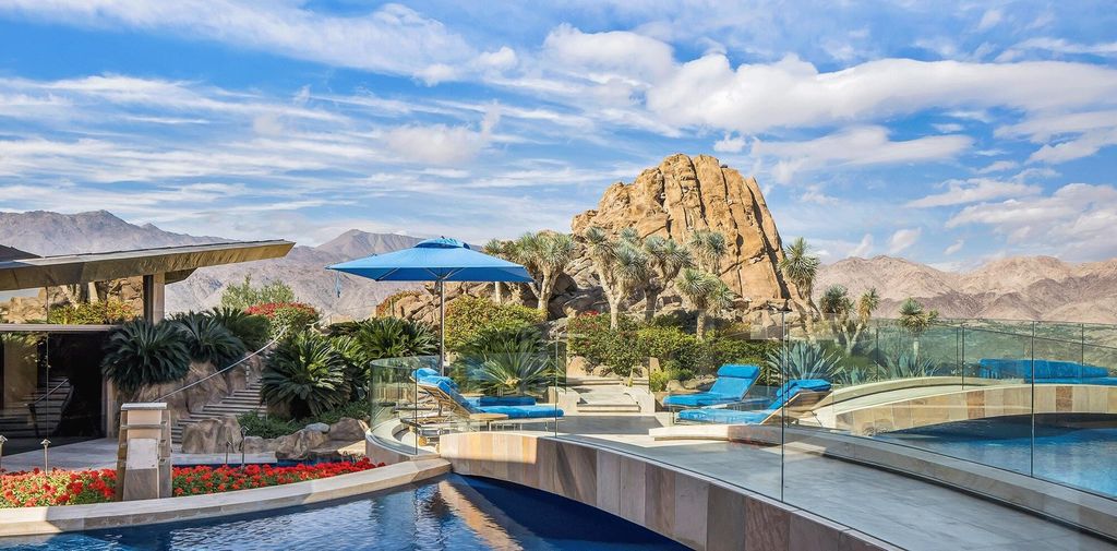 Palm desert california spectacular estates breathtaking views oscillating water pools 23