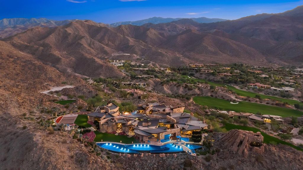 Palm desert california spectacular estates breathtaking views oscillating water pools 26