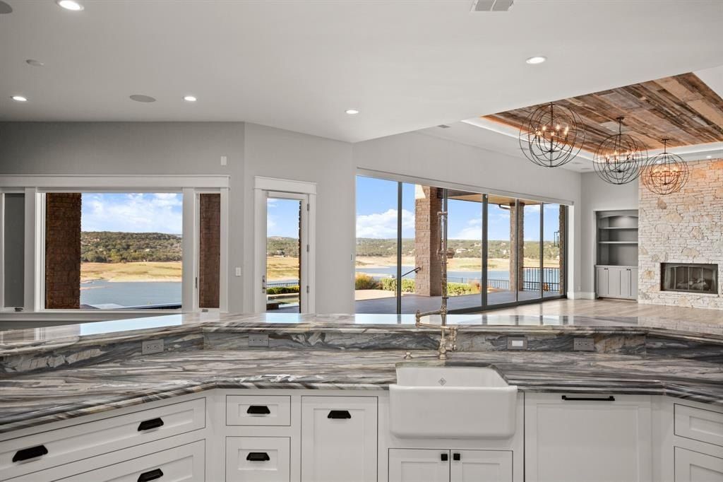 Panoramic lake travis views from this prime waterfront home in spicewood listed at 6 million 13