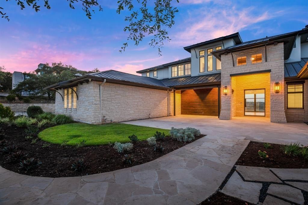 Panoramic lake travis views from this prime waterfront home in spicewood listed at 6 million 2