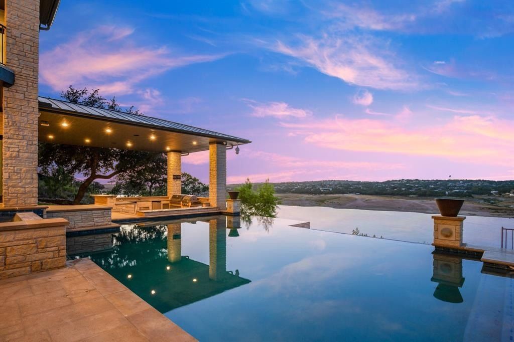 Panoramic lake travis views from this prime waterfront home in spicewood listed at 6 million 30