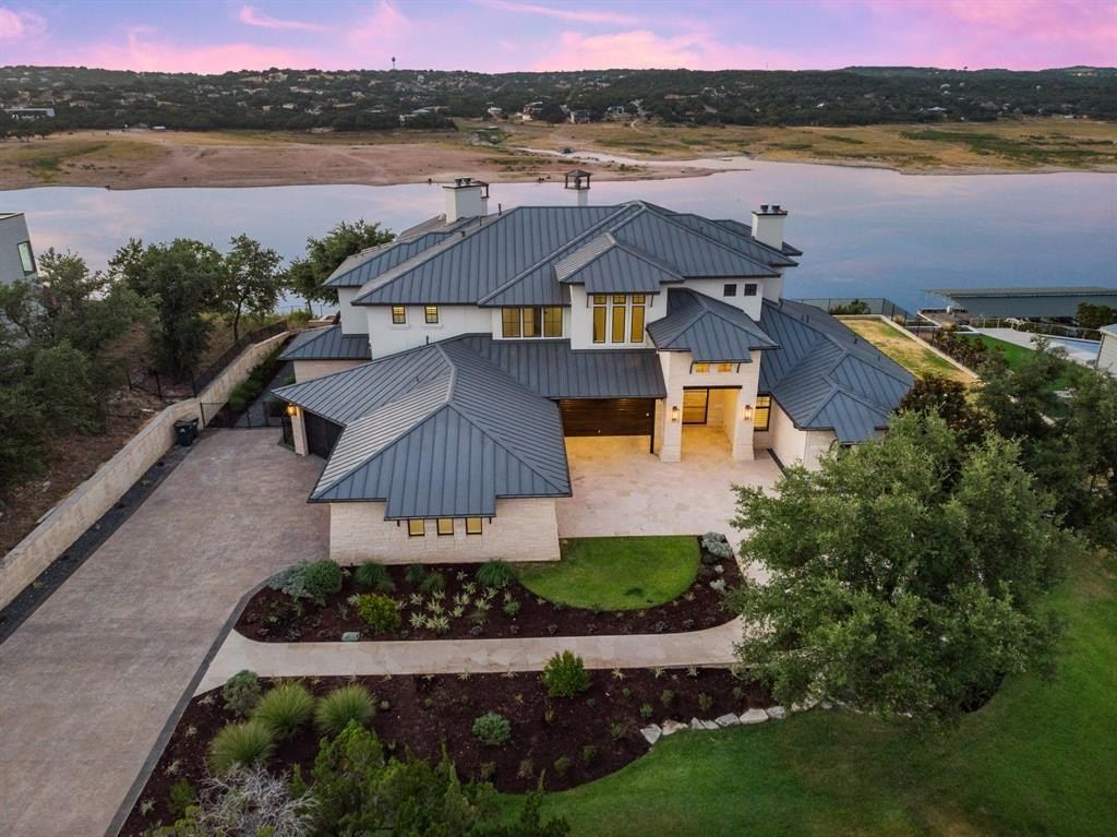 Panoramic lake travis views from this prime waterfront home in spicewood listed at 6 million 36