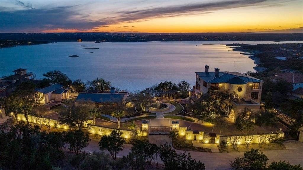 Perched atop lake travis: breathtaking water and light vistas define this austin, texas home  priced at $6. 5 million