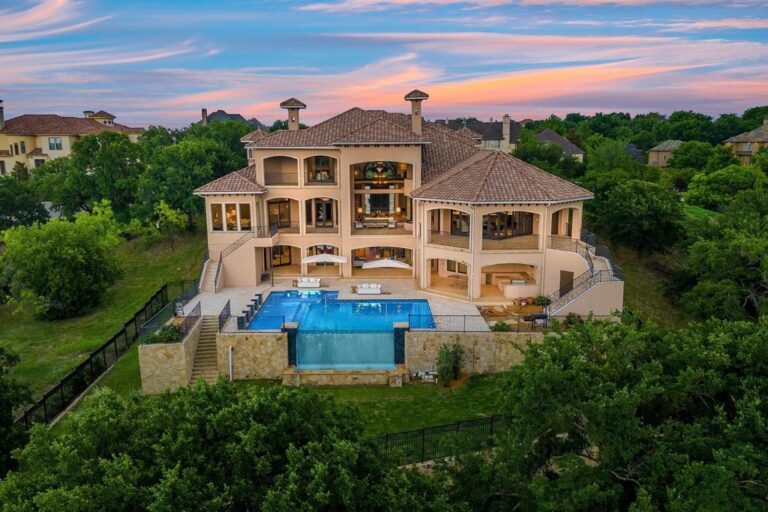 Quintessential Lakefront Luxury: Breathtaking Residence in Lewisville with Panoramic Views, Asking $4.5 Million