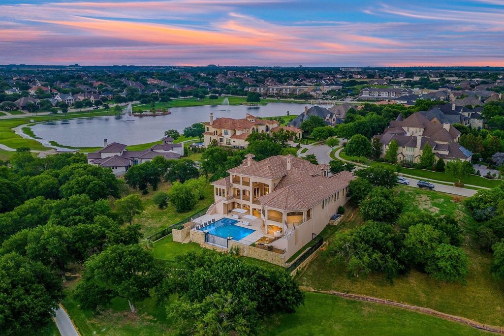 Quintessential lakefront luxury breathtaking residence in lewisville with panoramic views asking 4. 5 million 4