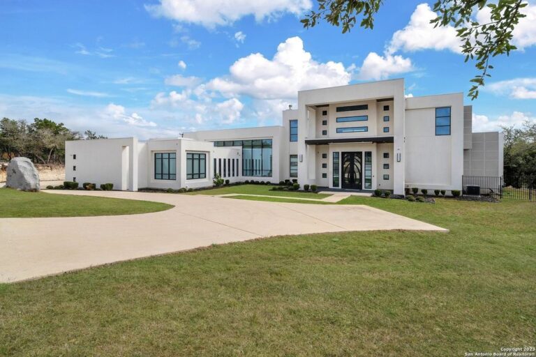 Remarkable $3.1 Million Modern Contemporary Home Shines in Exclusive San Antonio Gated Community