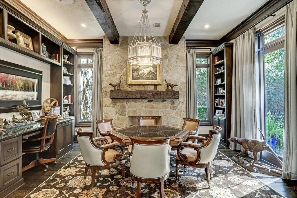 Resort style home showcasing breathtaking views of jack nicklaus signature golf course in the woodlands texas listed for 4. 8 million 25