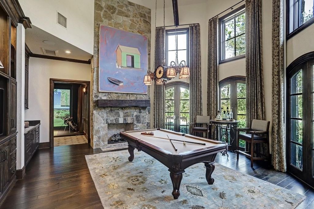 Resort style home showcasing breathtaking views of jack nicklaus signature golf course in the woodlands texas listed for 4. 8 million 39