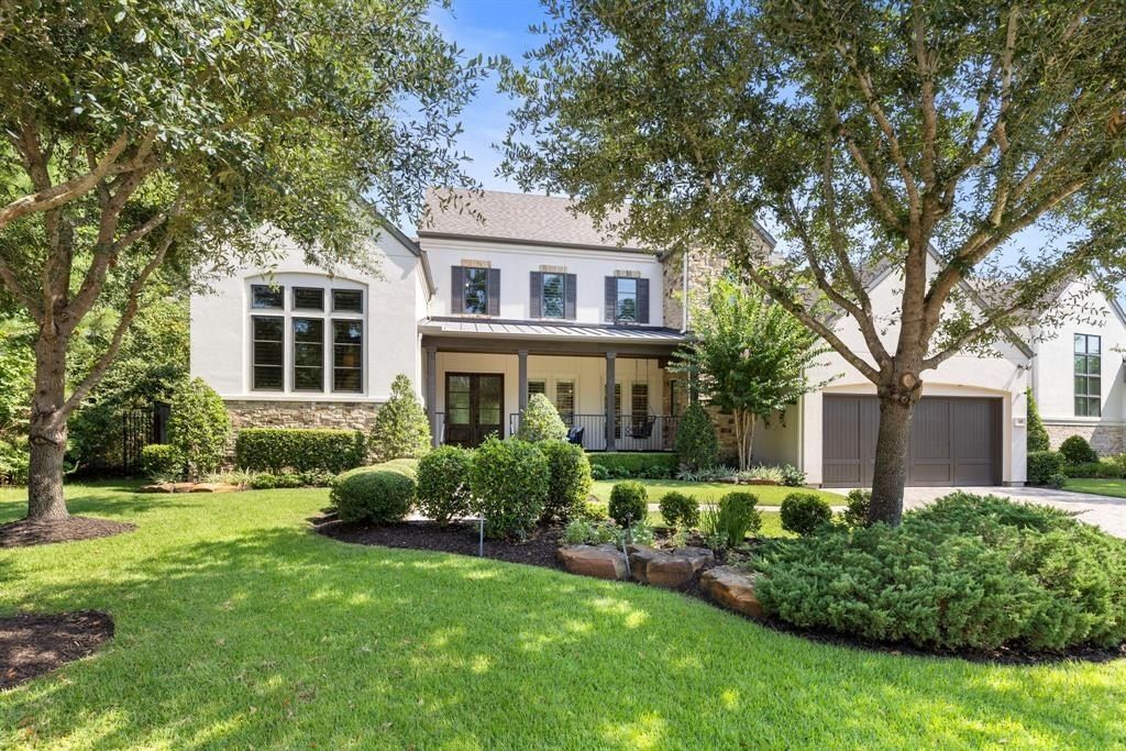 Sophisticated elegance and luxury frankel custom home in the woodlands texas available for 2. 2 million 2