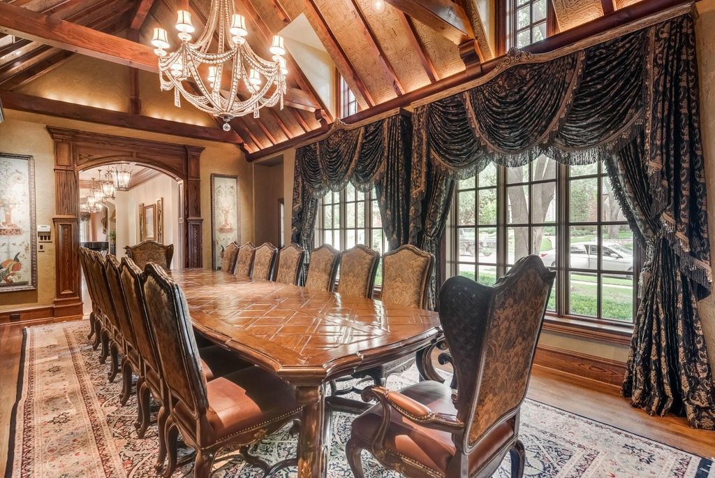 Sophisticated european-style estate with resort-style pool on expansive corner lot in frisco, texas listed at $2. 95 million