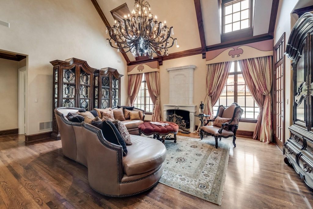 Sophisticated european-style estate with resort-style pool on expansive corner lot in frisco, texas listed at $2. 95 million
