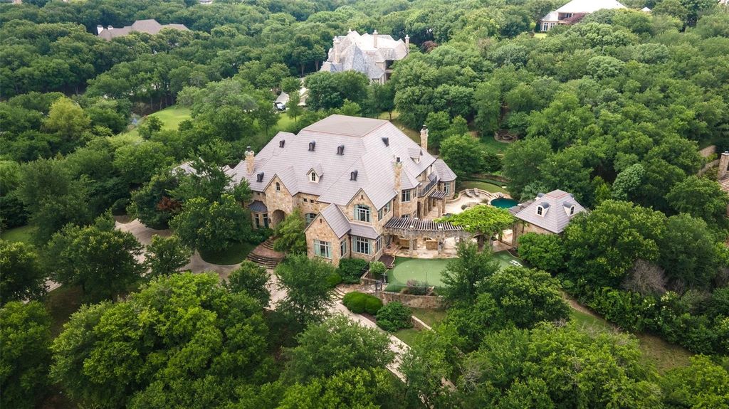Sophisticated fort worth estate effortless entertaining on 2. 22 acres in gated mira vista a masterpiece of design listed at 4. 495 million 2