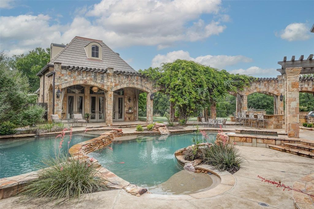 Sophisticated fort worth estate effortless entertaining on 2. 22 acres in gated mira vista a masterpiece of design listed at 4. 495 million 30