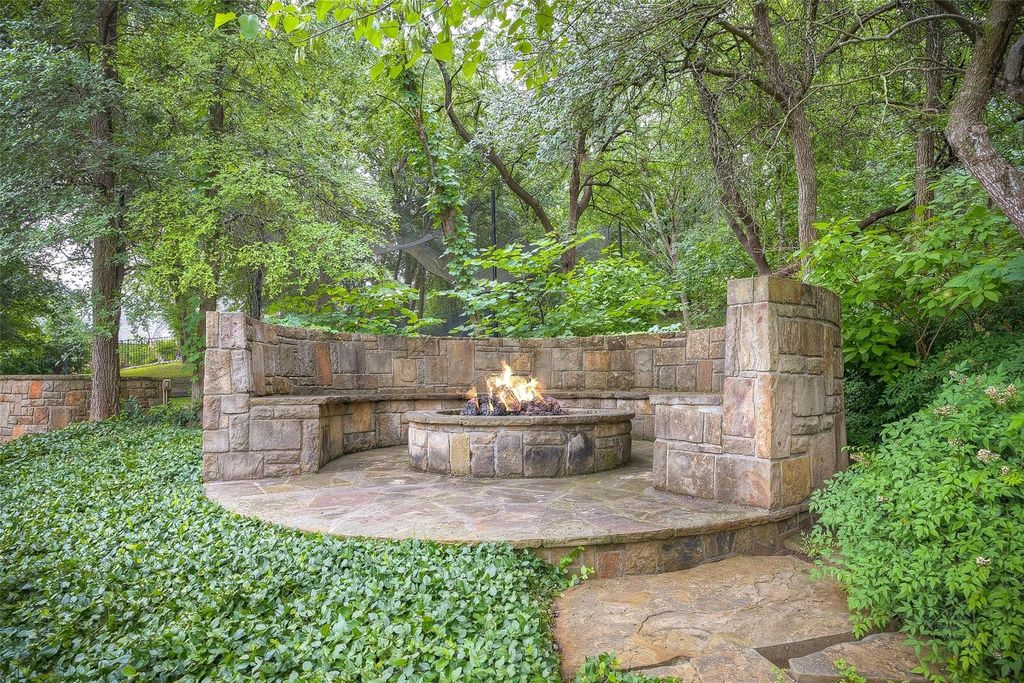 Sophisticated fort worth estate effortless entertaining on 2. 22 acres in gated mira vista a masterpiece of design listed at 4. 495 million 32
