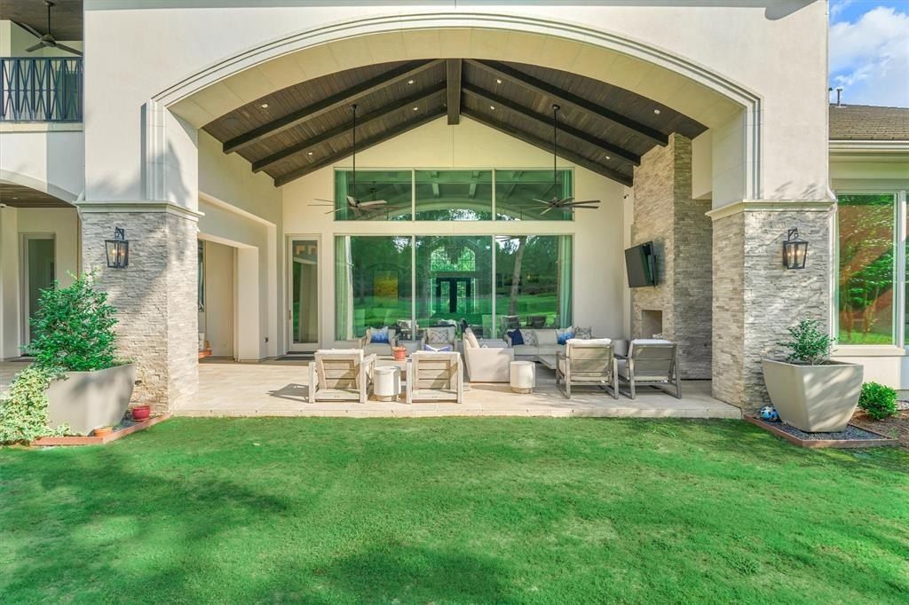 Sophisticated home resting on 1. 75 acres alongside the 18th hole of woodforest golf club montgomery listed at 4. 1 million 42