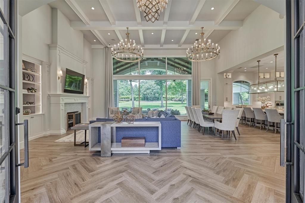 Sophisticated home resting on 1. 75 acres alongside the 18th hole of woodforest golf club montgomery listed at 4. 1 million 5