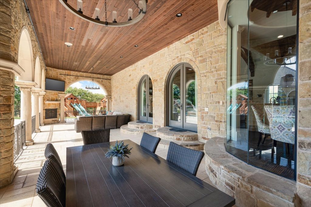 Sophisticated serenity exquisite fort worth property with private charm priced at 3. 97 million 24