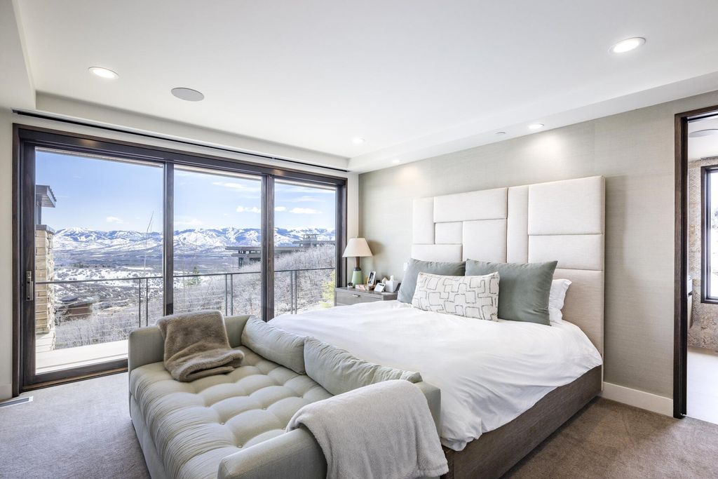 Spectacular contemporary home with panoramic park city ski resort views in utah listed at 13. 5 million 20