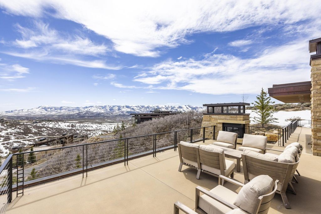Spectacular contemporary home with panoramic park city ski resort views in utah listed at 13. 5 million 22